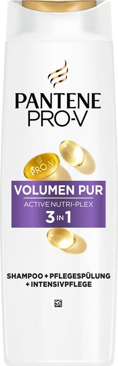 Pantene 3in1 Volumen Pur (250 ml, Flüssiges Shampoo)