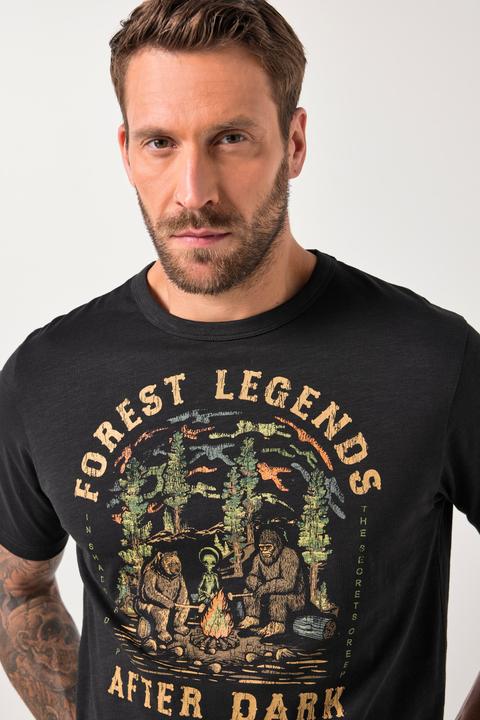 Immagine prodotto JP1880 T-shirt con mezze maniche e stampa sul petto, fino alla tg. 8XL (7XL)