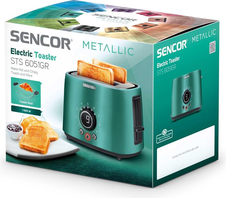 Actual product image Sencor Toster STS 6051GR