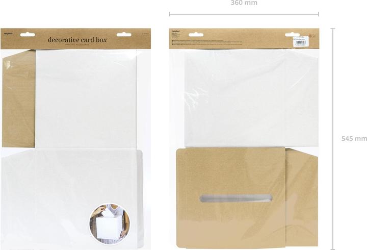 Produktbild Partydeco Kartenbox Uni (55 Stück)