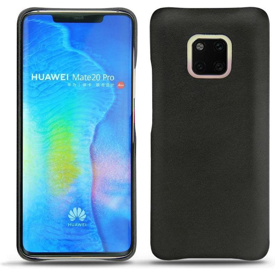 Noreve Lederschutzhülle (Huawei Mate 20 Pro), Smartphone Hülle, Schwarz