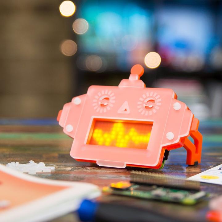 Image du produit Pimoroni Kit de projet Raspberry Pi Zero W - Scroll Bot