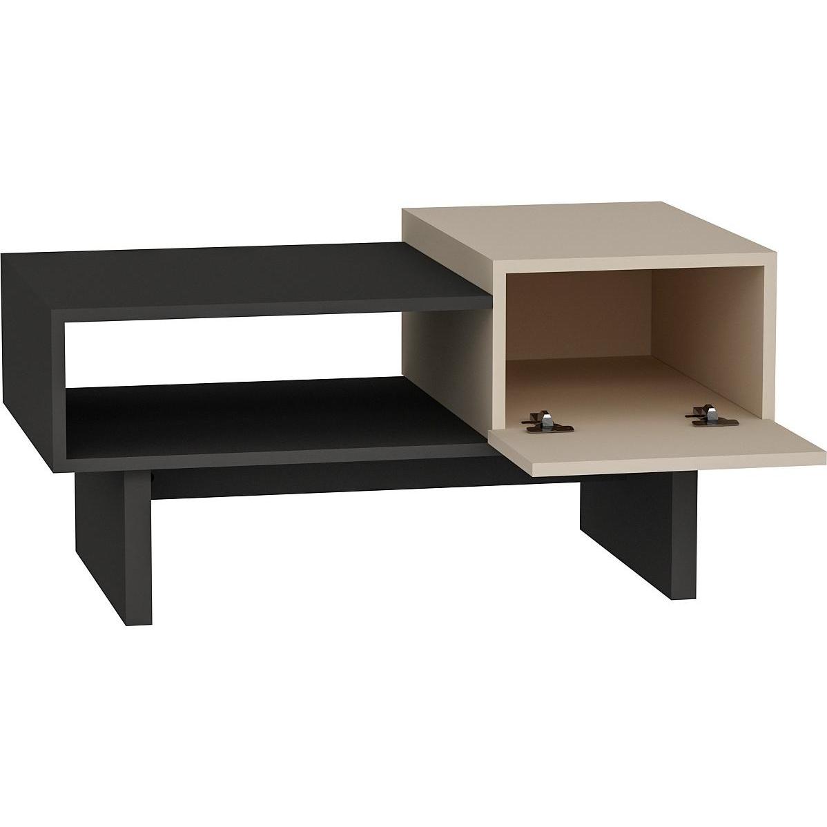 Kalune Design, Couchtisch + Beistelltisch, Frank (100 x 60 x 48.8 cm)