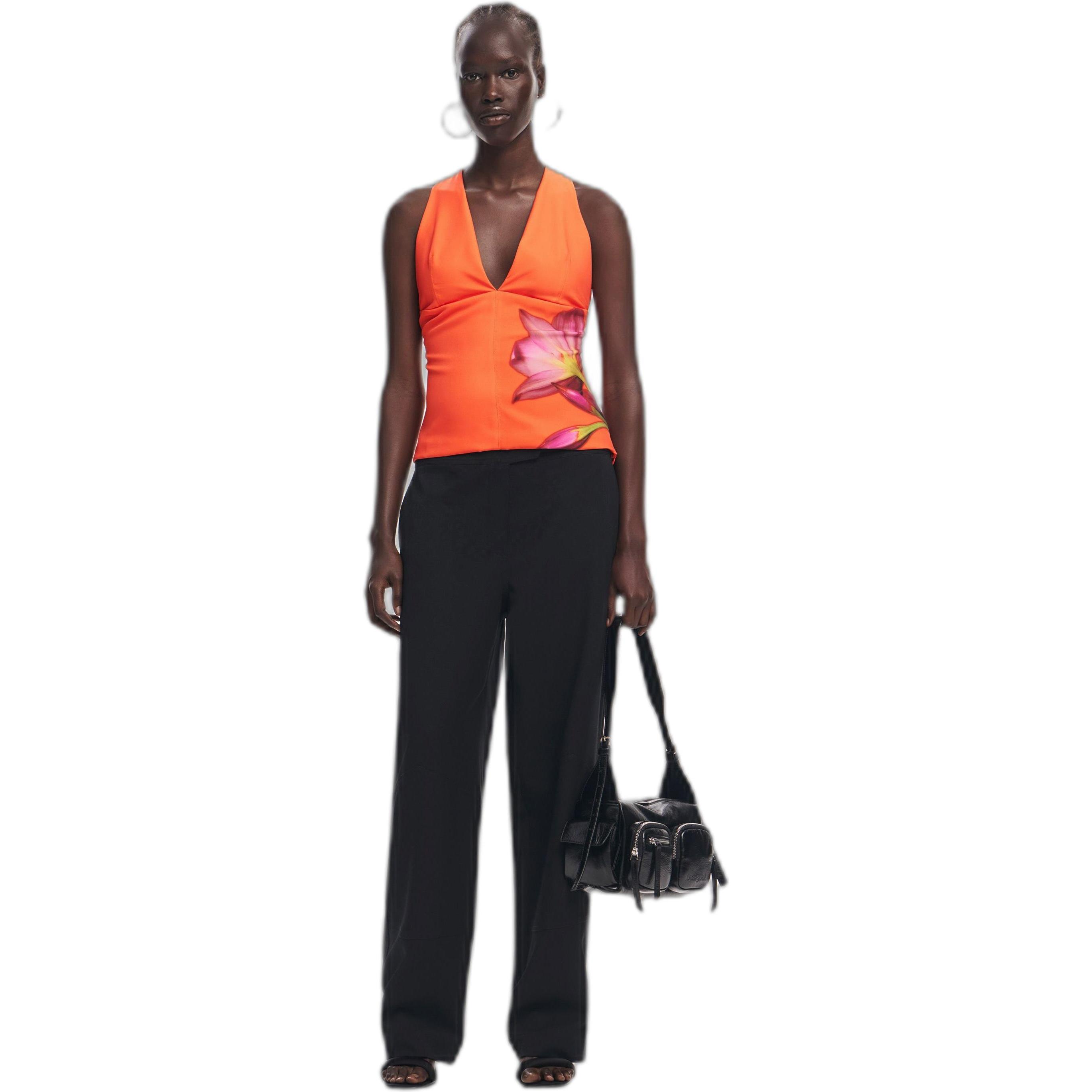 Desigual, Damen, Bluse, Fobos, Orange, (S)