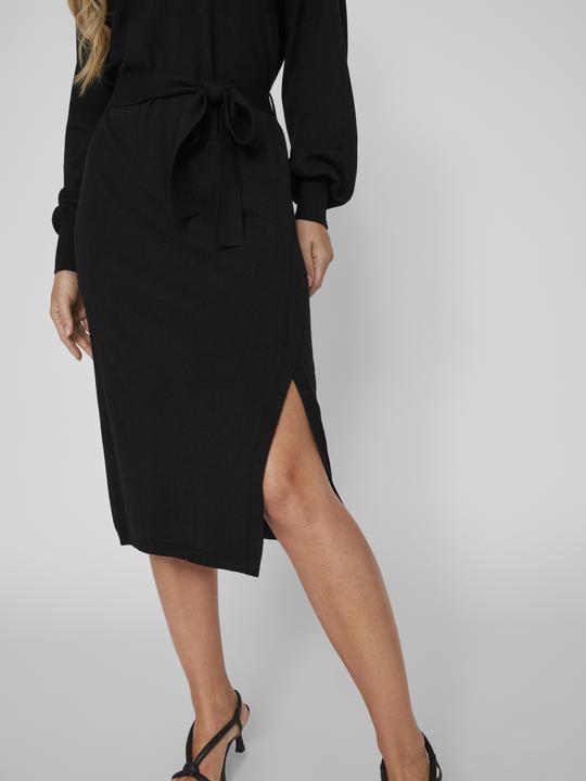 Produktbild Vila Gürtel Midi Strickkleid (L)