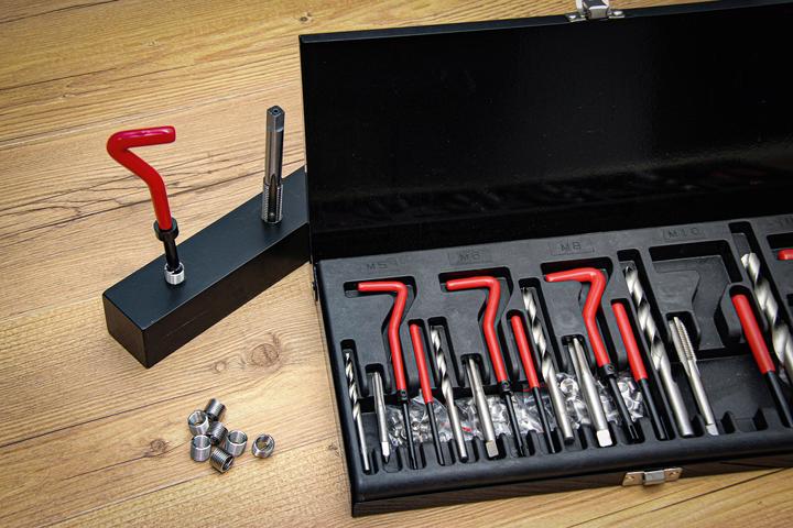 Image du produit BGS Kit de filets rapportés M5 - M12 130 pièces