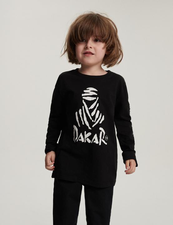 Actual product image Dakar TEE DKR 23 LS KID 422 BLK (134, 140)