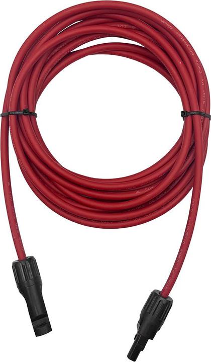 Actual product image Offgridtec 10m MC4 to MC4 connection cable 6mm² red/black (Solar cable)