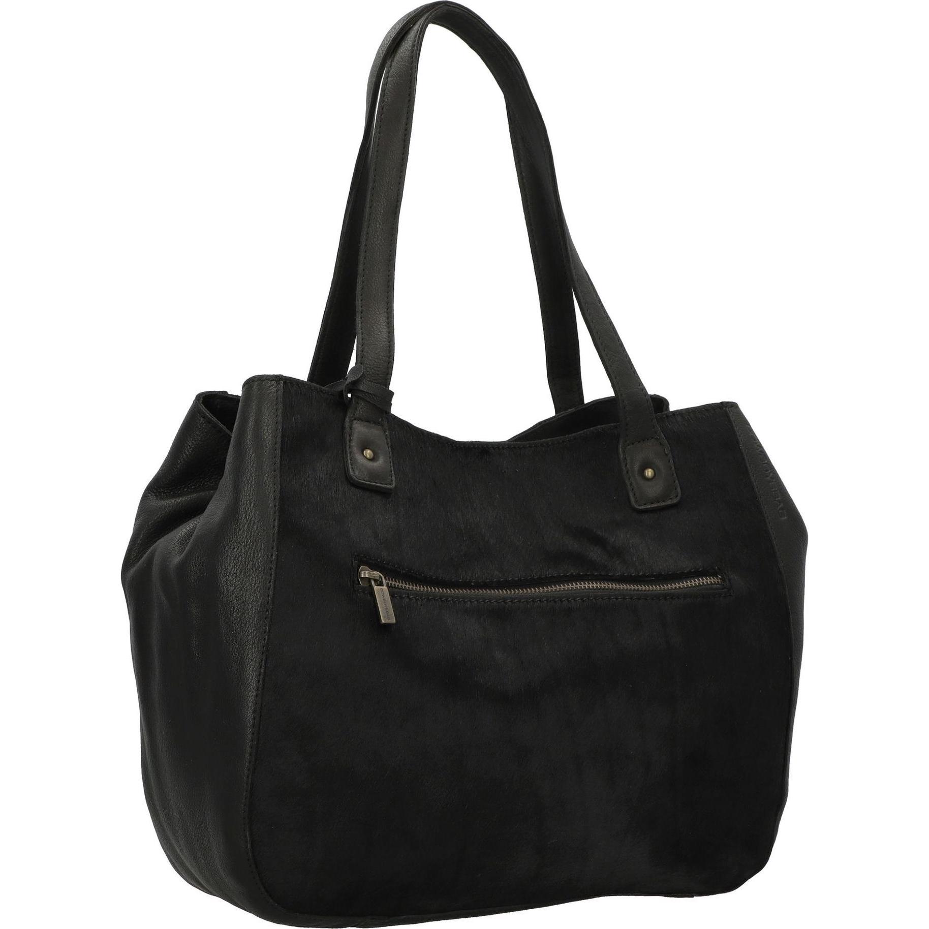 Thumbnail - Cowboysbag, Handtasche, Hamlet Schultertasche Leder 36 cm, Schwarz