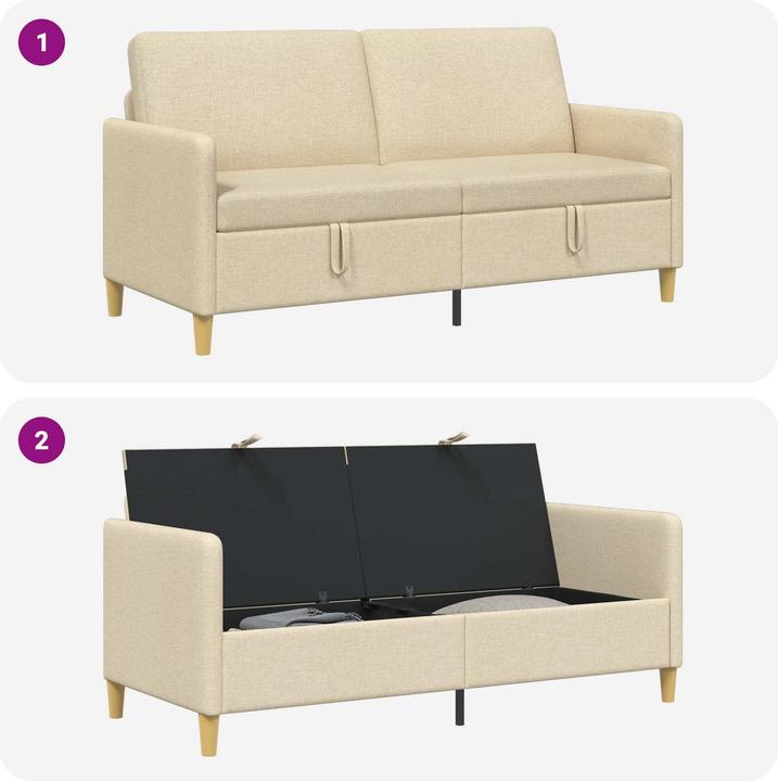 Produktbild vidaXL Modernes Sofa (3-Sitzer)