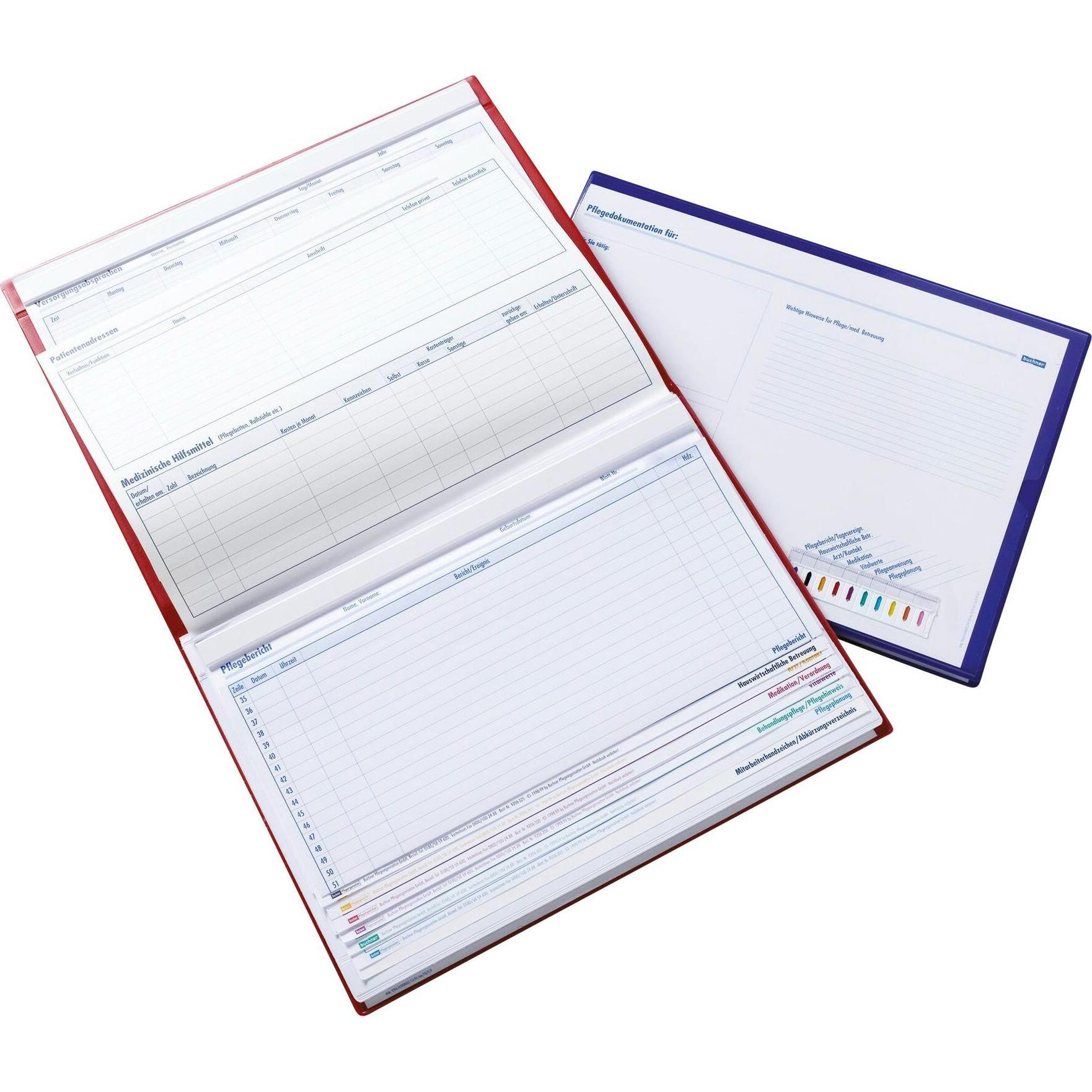 Boi Dokutech, Mappe, Patienten-Dokumentationsmappe Professional-Line DIN A4 quer weiss (A4, 1 x)