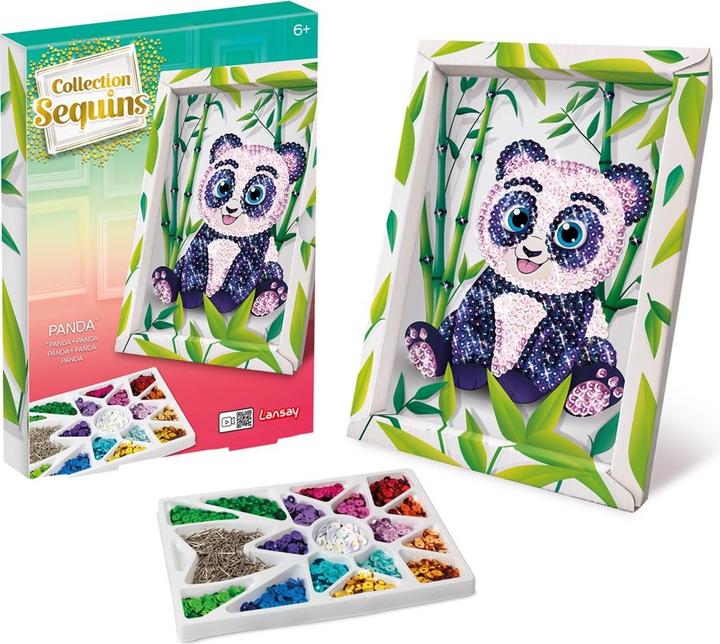 Produktbild Lansay Paillettenkunst Panda