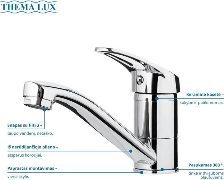 Produktbild GCS WASHBASIN FAUCET L-1102