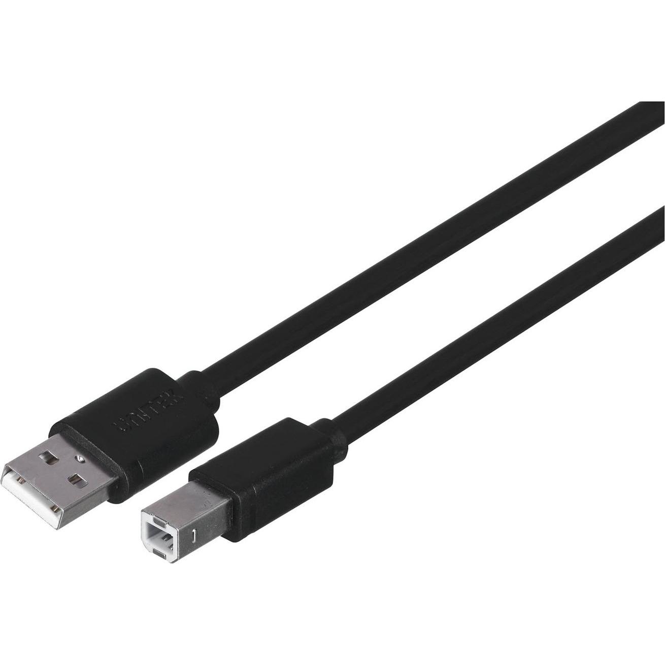Unitek Y-C420GBK USB Kabel USB 2.0 USB A USB B (3 m, USB 2.0), USB Kabel