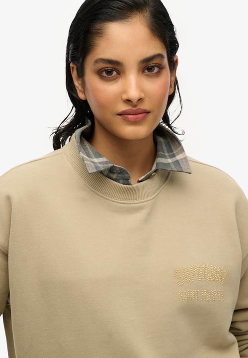 Immagine prodotto Superdry Lockeres Sport Luxe Sweatshirt mit Rundhalsausschnitt (L)