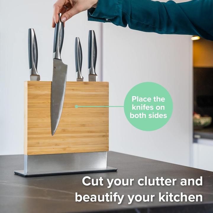 Produktbild Coninx Magnetischer Messerblock, Doppelseitig, Bambus