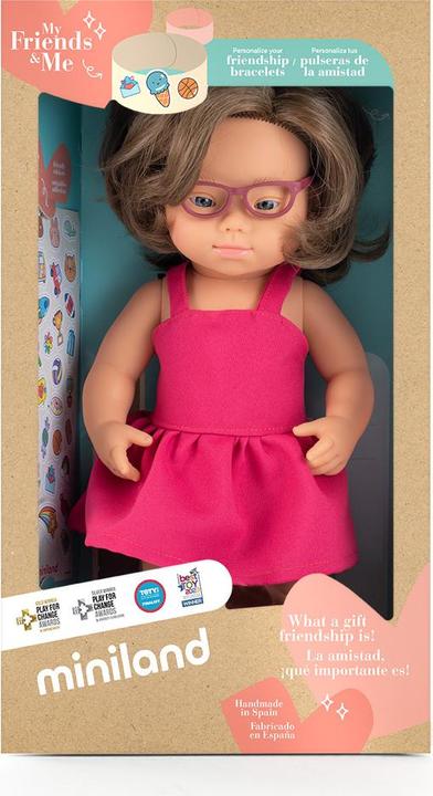 Produktbild Miniland PUPPE M. DOWN SYND.38CM MF&M