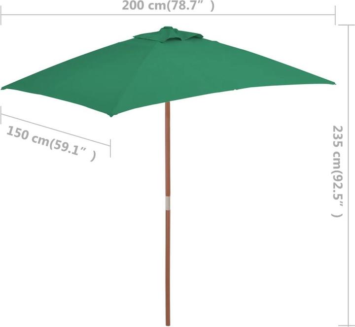 Image du produit vidaXL Sonnenschirm (1.50 m)