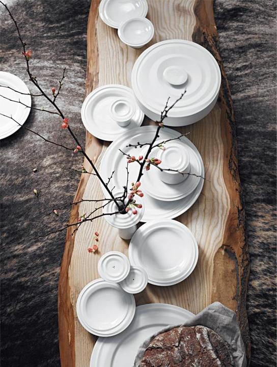 Actual product image Rosenthal Nendoo white salt shaker (Salt)