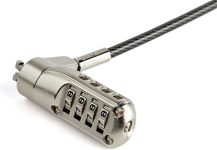 Produktbild StarTech LTLOCKNANO Laptopschloss (2m Kabel, Nano lock, individuell wählbare Kombination