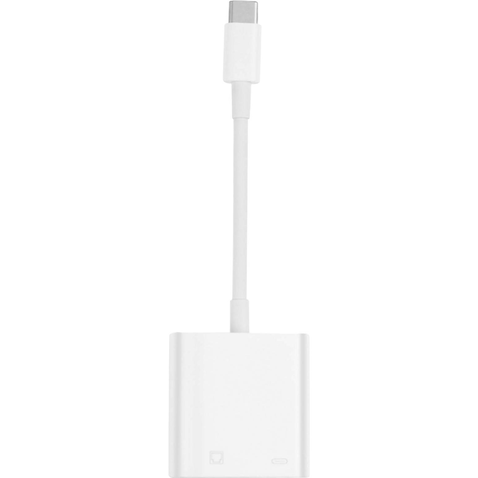 Thumbnail - Avizar Stabiles Laden und Internetverbindung (RJ45, USB Typ C), Mobilgerät Adapter, Weiss