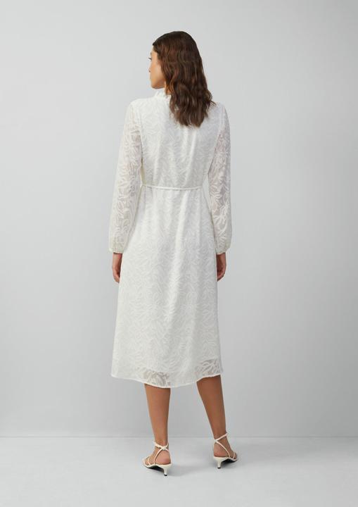 Image du produit S.Oliver Kleid Langes Kleid mit Tunika-Ausschnitt und Rüschen (32)