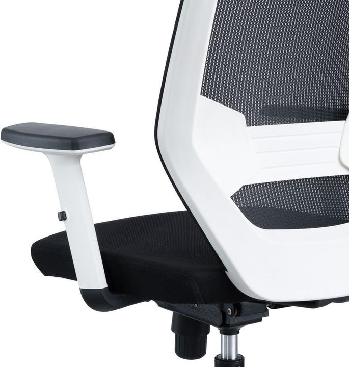 Actual product image Rocada Office chair, 908W-4 black fabric, white frame (45 - 54 cm)