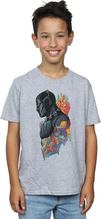 Produktbild Jungen Black Panther Profil TShirt (128)