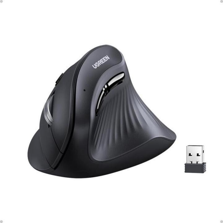 Actual product image Ugreen Mouse Wireless 2.4 GHz & Bluetooth MU008 Black 25444 (Wireless)