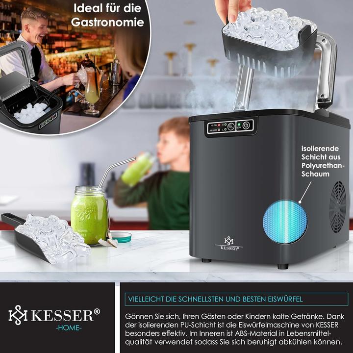 Produktbild Kesser Eiswürfelmaschine mit LED-Display