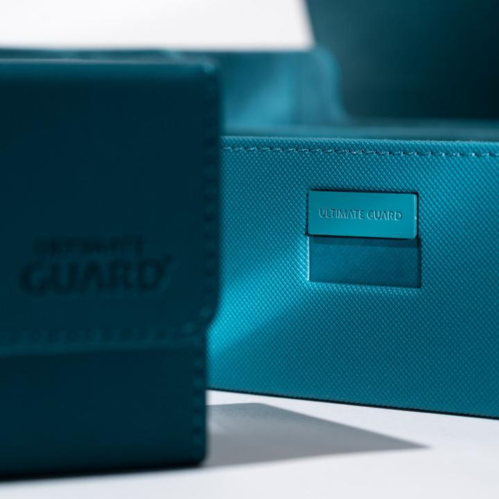 Actual product image Ultimate Guard Card Box XenoSkin Superhive 550+ Petrol Blue