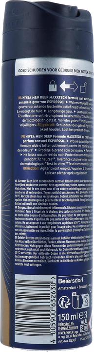 Produktbild NIVEA Deep Espresso Antitranspirant Spray 150ml (Spray, 150 ml)