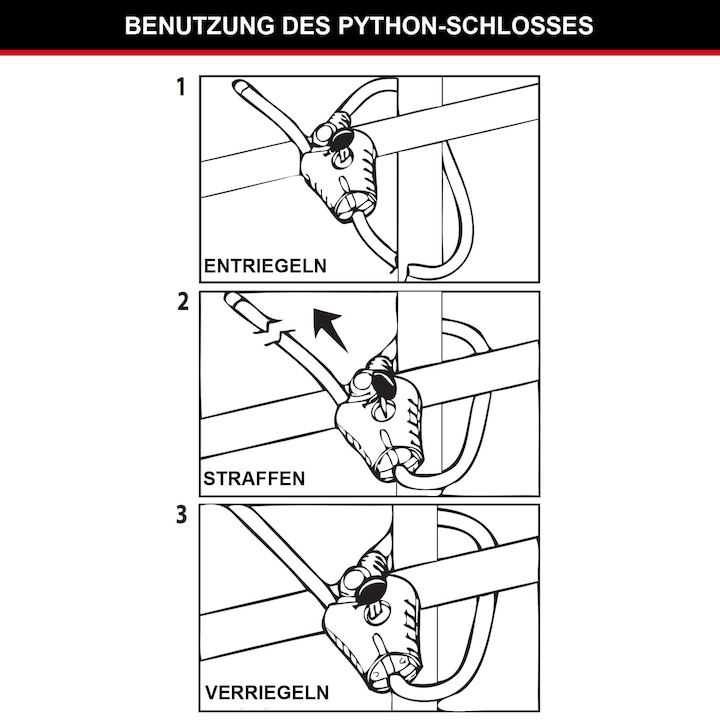 Actual product image Master Lock Python Compact (180 cm)