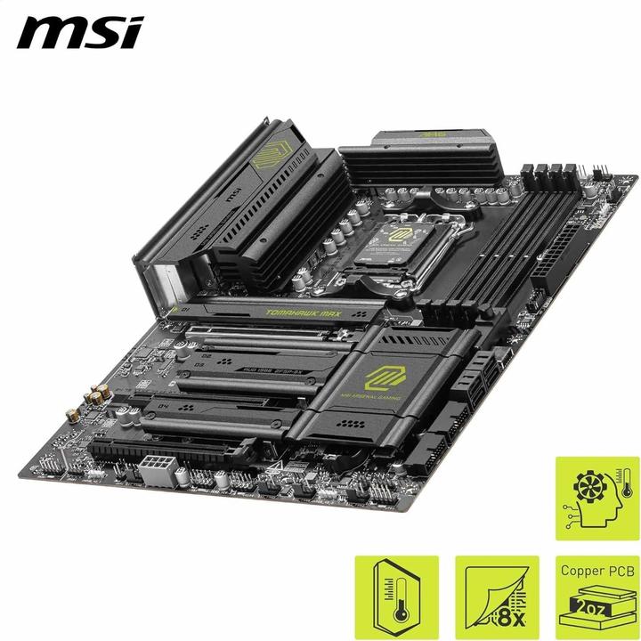 Productafbeelding MSI MAG B850 Tomahawk Max WIFI (AM5, AMD B850, ATX)