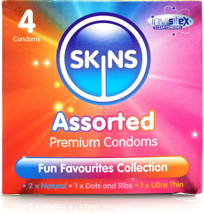 Produktbild Skins Kondome Assorted 4 Pack - D&R NAT UT (4 Stk.)