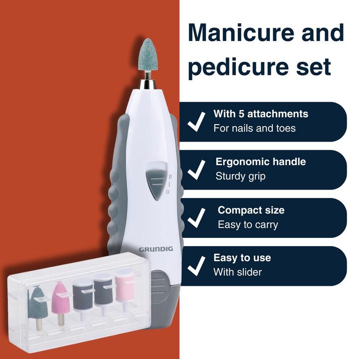 Actual product image Grundig Manicure and pedicure set