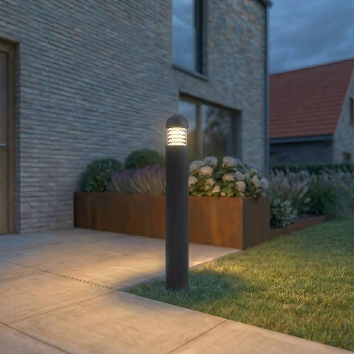 Produktbild Lucande LED-Wegeleuchte Skagena, anthrazit, Höhe 90 cm, IP54 (IP54)