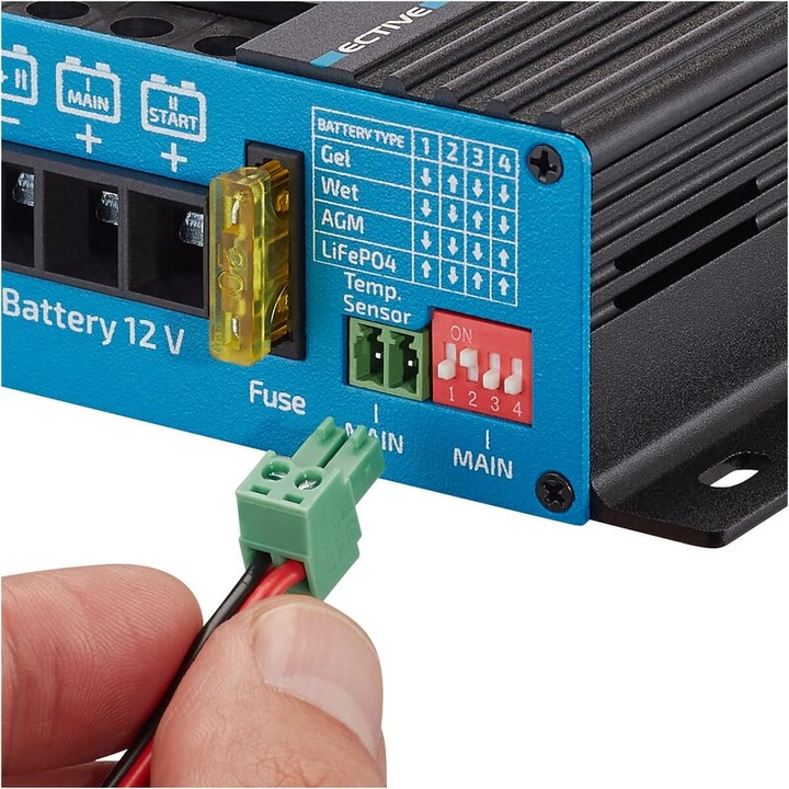 Produktbild Ective MPPT Solar Laderegler DSC25 Solarregler 350WP 25A für 2 12V Batterien PV