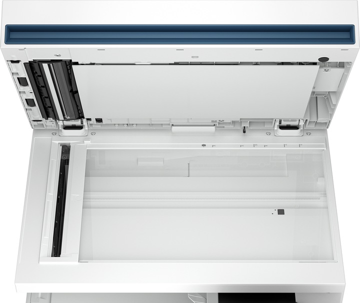Actual product image HP Color LaserJet Enterprise MFP X58045dn printer, print, copy, scan, fax (optional), autoload, print (Laser, Colour)
