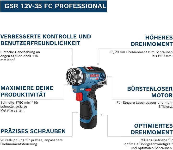 Produktbild Bosch Professional GSR 12V-35 FC
