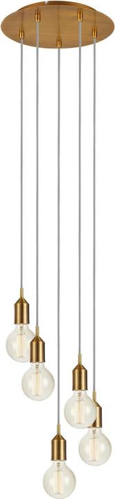 Produktbild Markslöjd Pendelleuchte Bronx, 5 x E27, max. 60W, Bronze (E27)