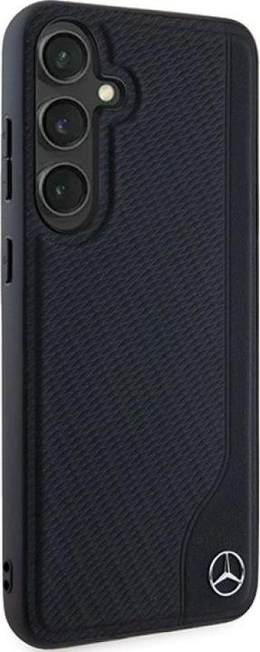 Produktbild Mercedes MEHMM23RBGVK + S926 czarny/black hardcase Leather Debossed Line MagSafe (Samsung Galaxy S24+)