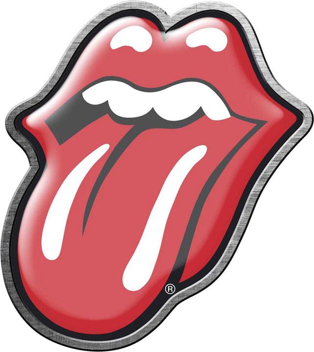 Actual product image The Rolling Stones Enamel Infill Badge