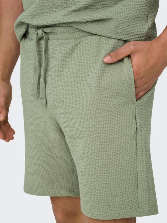 Actual product image Only & Sons Onskian Reg Seersucker Shorts (XL)