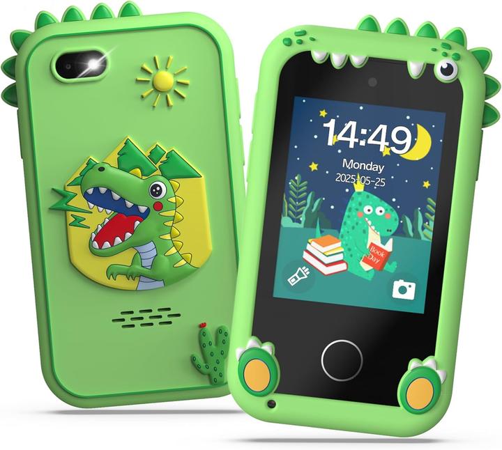 Fippesax Kinder-Smartphone mit Kamera und Lernspielen