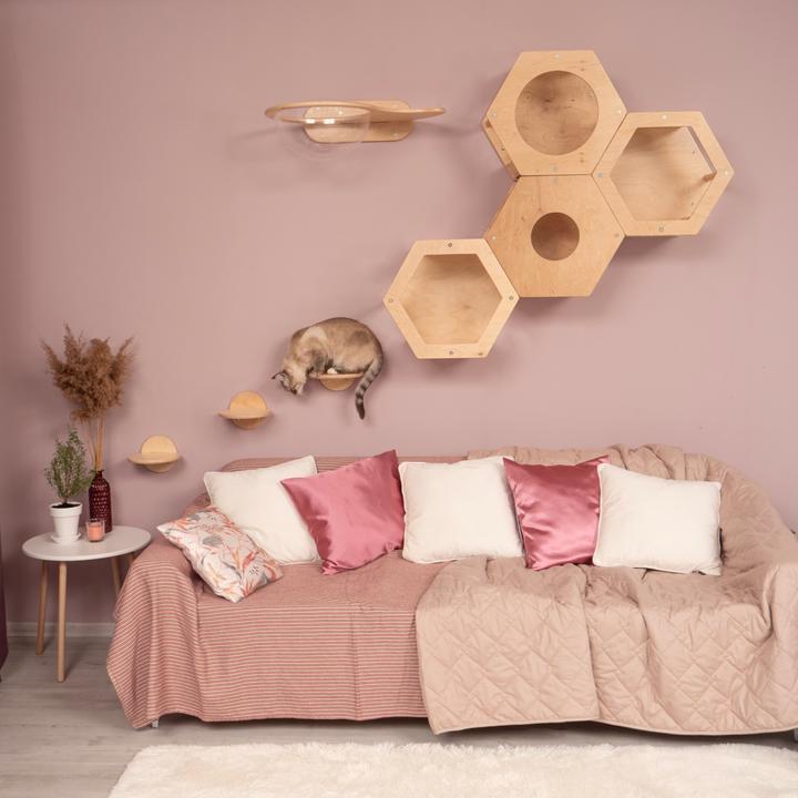 Produktbild Wowhelperco Kletterwand für Katzen (Natur)