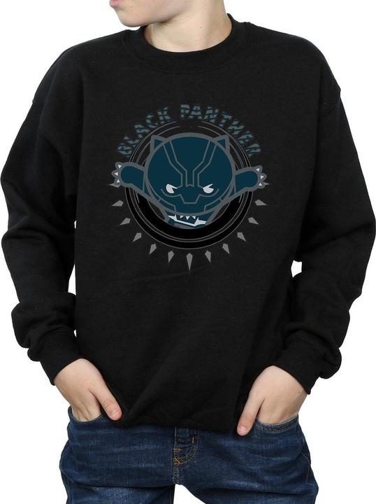 Produktbild Kawaii Black Panther Pounce Sweatshirt Jungen (152, 158)