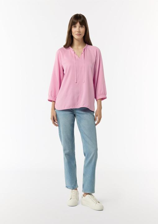 Produktbild Comma Bluse Tunikabluse aus Lyocell mit Logo-Knöpfen (34)