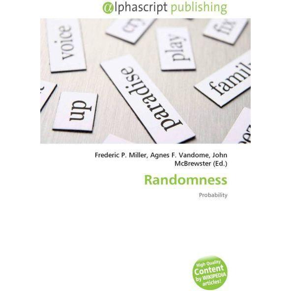 Randomness, Fachbücher von Agnes F. Vandome, Frederic P. Miller, John McBrewster