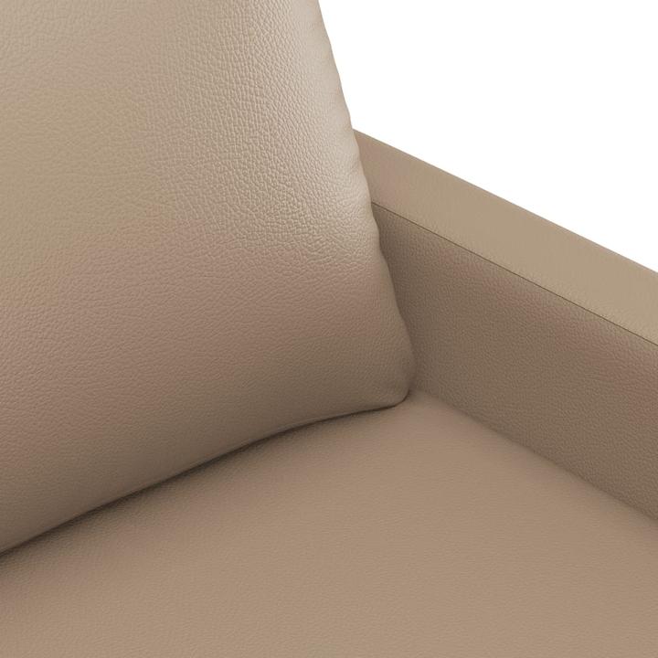 Immagine prodotto vidaXL Set divano 4 pezzi con cuscini cappuccino-marrone (2 posti, 3 posti, Salotto)